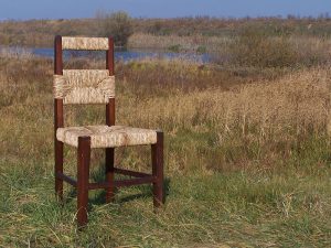Pletena stolica od rogoza – Rustic