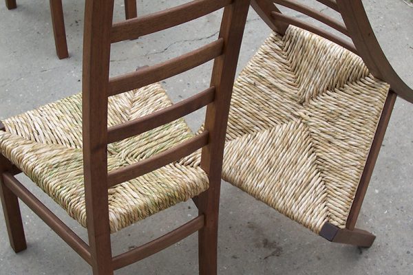 pletena stolica od rogoza